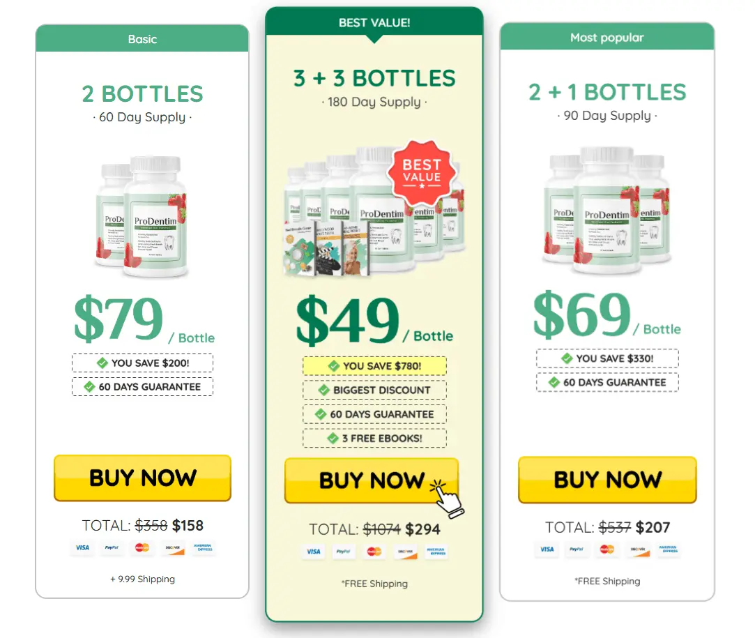 ProDentim works by restoring the good bacteria in your mouth, protecting against dental problems, and supporting your overall health—all in one simple chewable tablet